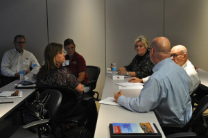 Group discussion at the WADI meeting on 13 August