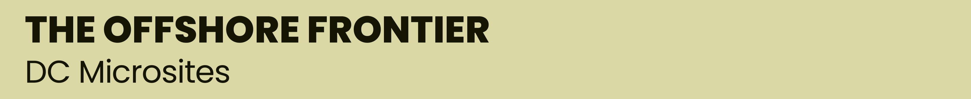DrillingContractor.org Microsite: Offshore Frontier